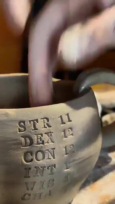 [OC] Making a mindflayer mug! Red or blue?