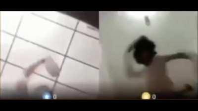 Hitting your computer will hurt the one you're videochatting with