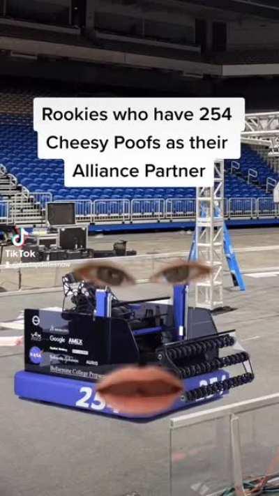 Rookies who have 254 Cheese Poofs as their Alliance Partner