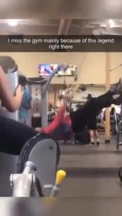 What is he training for?