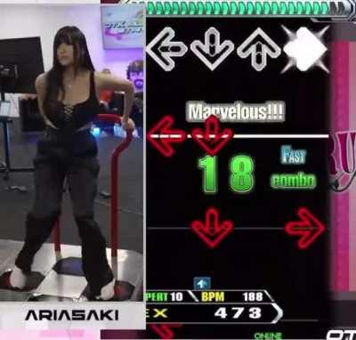 Aria’s pretty good at it 🔥