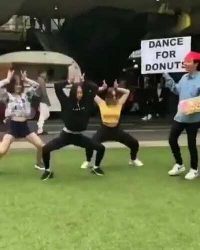 Donut danceoff
