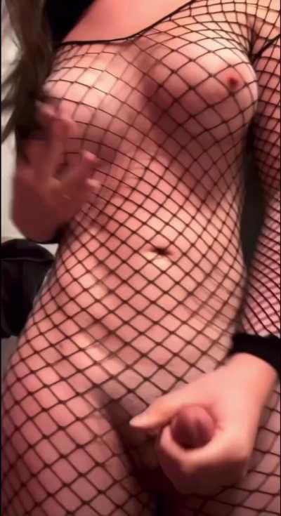 Pinching my nipples and tugging my girl dick always makes me squirt 