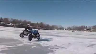 Bike on the ice