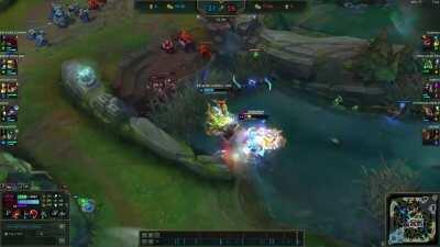 Draven vs 4 ornn auto attacks