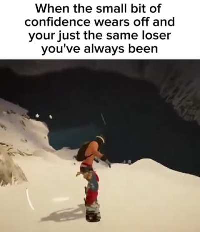 It's like falling off of a cliff with no end in sight...