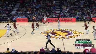 [Highlight] Timelord halfcourt alley oop poster over Jarrett Allen