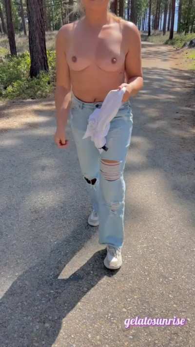 I was just trying to change my shirt 