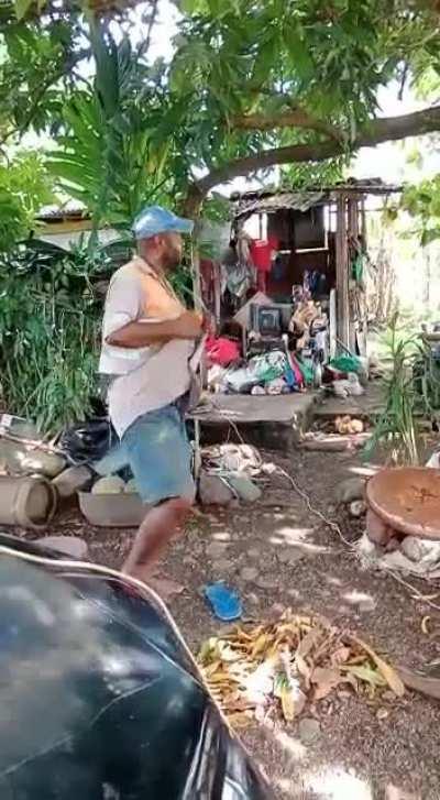 Unc almost broke his fucking back