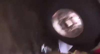 This is what happens when you try to extinguish a magnesium fire with water