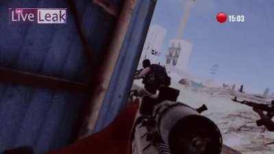 Insurgent propaganda retouched (liveleak logo included)