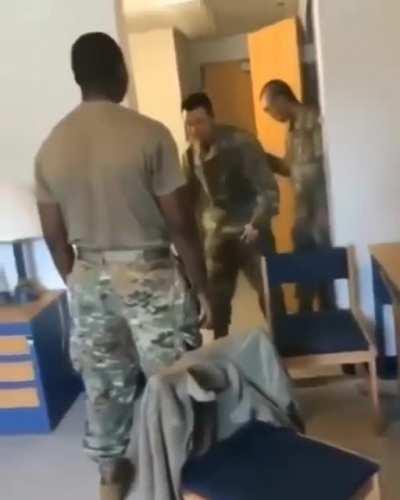 Smacked the bullshit out em