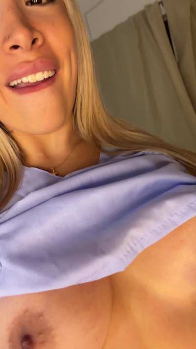 Do you want a taste from your nurse tits