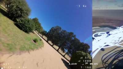 Practicing more split S with GPS path replay