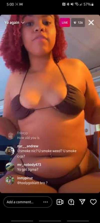 She live now but not sure if it's going to get nasty...