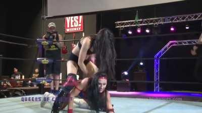 Santana Garett was so sexy and confident going into her match with Su Yung…only to be humiliated later on