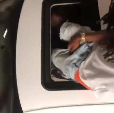 Travelling on a sunroof