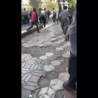 Kordestan province,a citizen honking his horn in protest was shot dead by IR terrorists