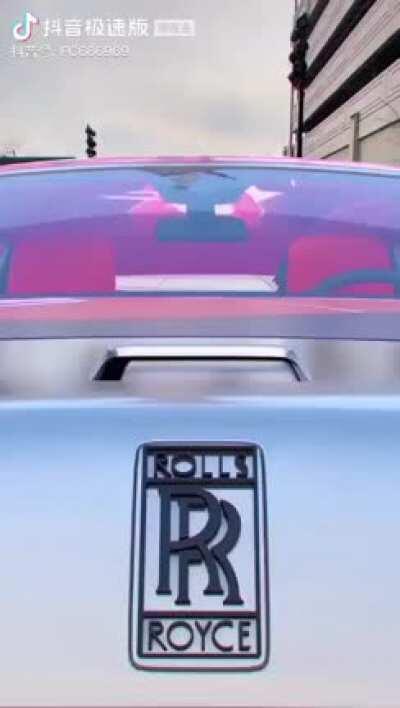 When Anime Waifu is life, even when you get a Rolls Royce