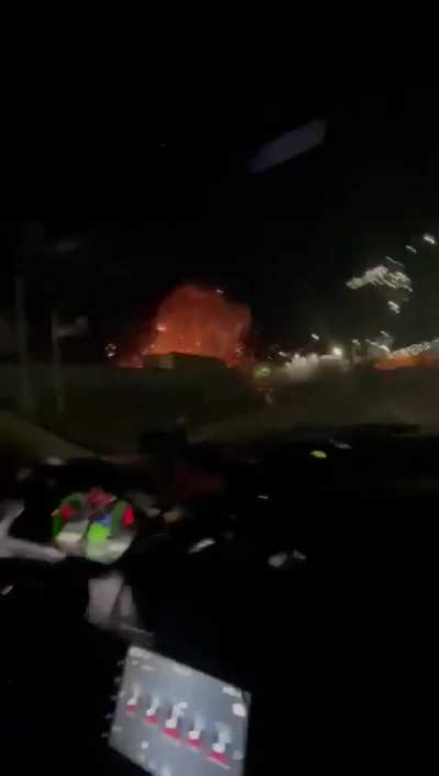 Driving during bombings