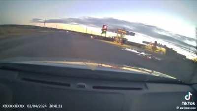 A quick trip to get gas