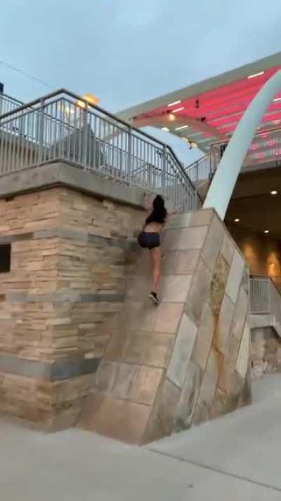 Walls Mean Nothing To Her.