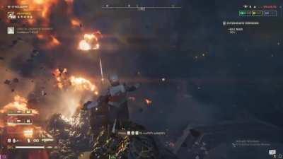 Least cinematic Helldivers moment