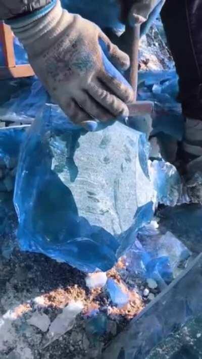 Blue Ice Rock