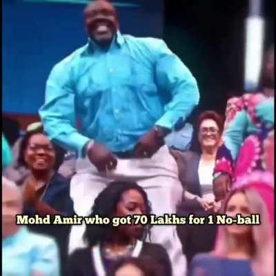 Amir got no competition 