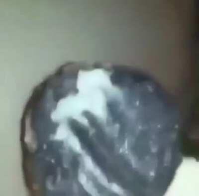 Lil nigga covered in Vaseline