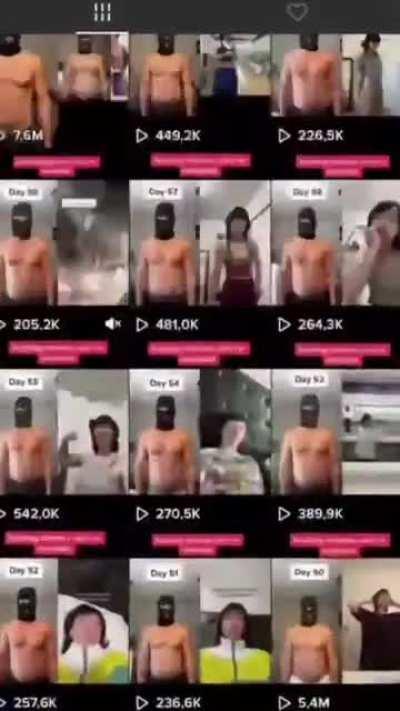 man with sheer determination