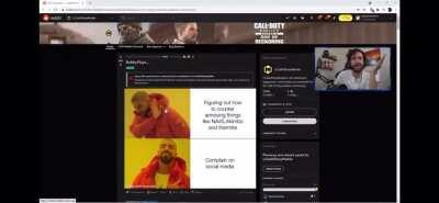 Bobby’s reaction to a post made about him