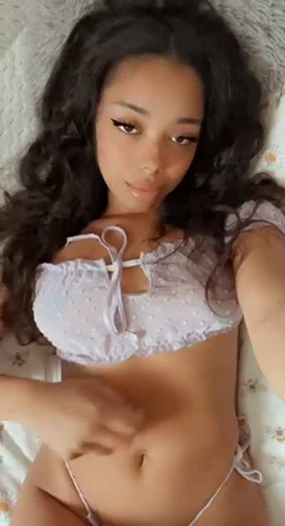 Lemme be your cute ebony fuck toy?