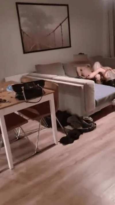 38yrold teacher, swinger and hotwife.. hubby was out with his friends, i texted him that i hadva suprise, to hurry home and have his camera ready....😈