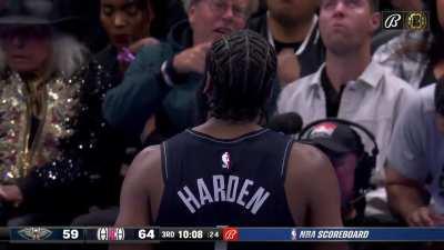 [Highlight] A James Harden-Ivica Zubac pick-and-roll results in Brandon Ingram getting put on a poster