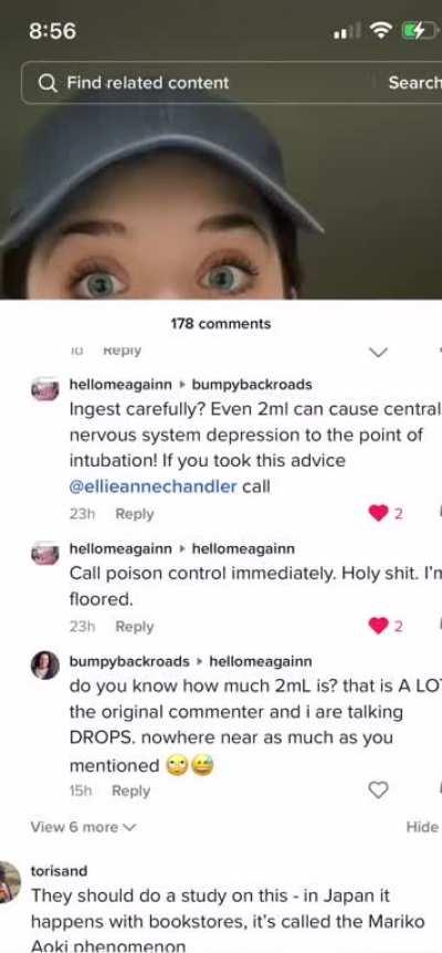 Ellie Chandler is the sweetest woman who just had a large tumor removed. Her fans are giving her deadly advice by telling her to use visine to help constipation.