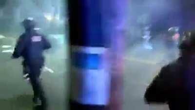 PPB bullrush the crowd outside MCSO 4/12