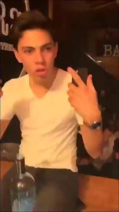 Shouldn't have brought the camera back on the poor guy