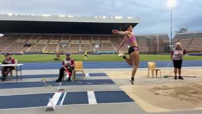 Long jump PB of 6.32m