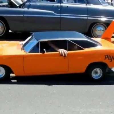 I kinda expected more people to come out of the car.