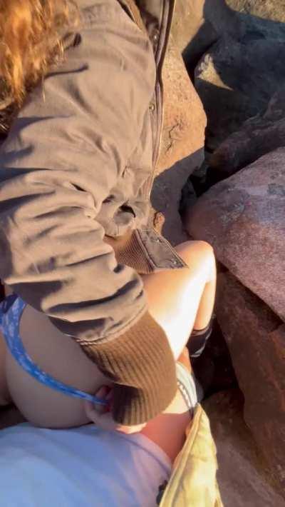 It was cold but we find the way to heat ourselves