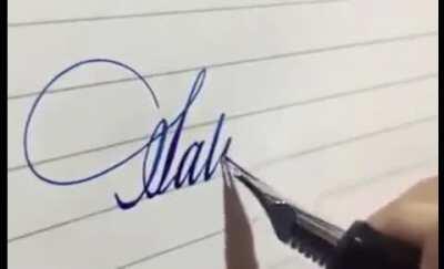 Relaxing Calligraphy