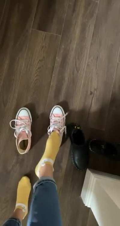 You should be the one removing my shoes and socks 🧦