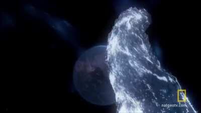 Extremely cool video showing the creation of Ganga