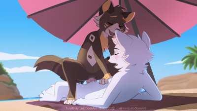 At the beach [MF] (LetoDoesArt)