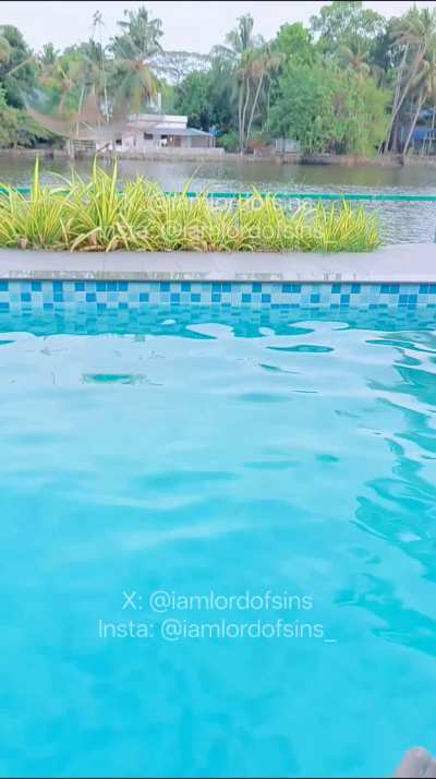 “I dare you to blow me right here” 👄🚤 - ex gf on her knees in swimming pool, people nearby, boats literally circling the property 🔥💦🍆🫦