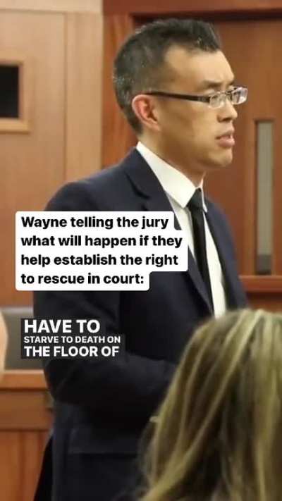 Beautiful speech from Wayne to the Jury during the Smithfield Trial. VICTORY!!!