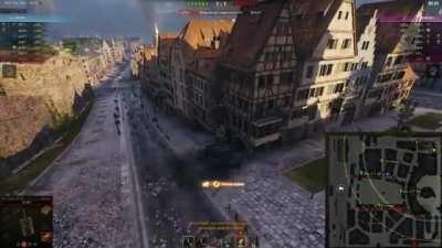 When the corner of the house is apparently loaded with HE and pens you