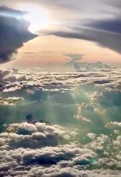 Sky looks like a painting