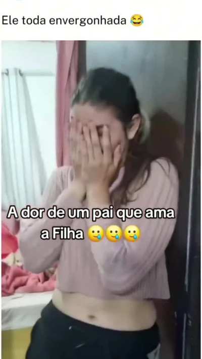 É foda ser pai de menina 😢